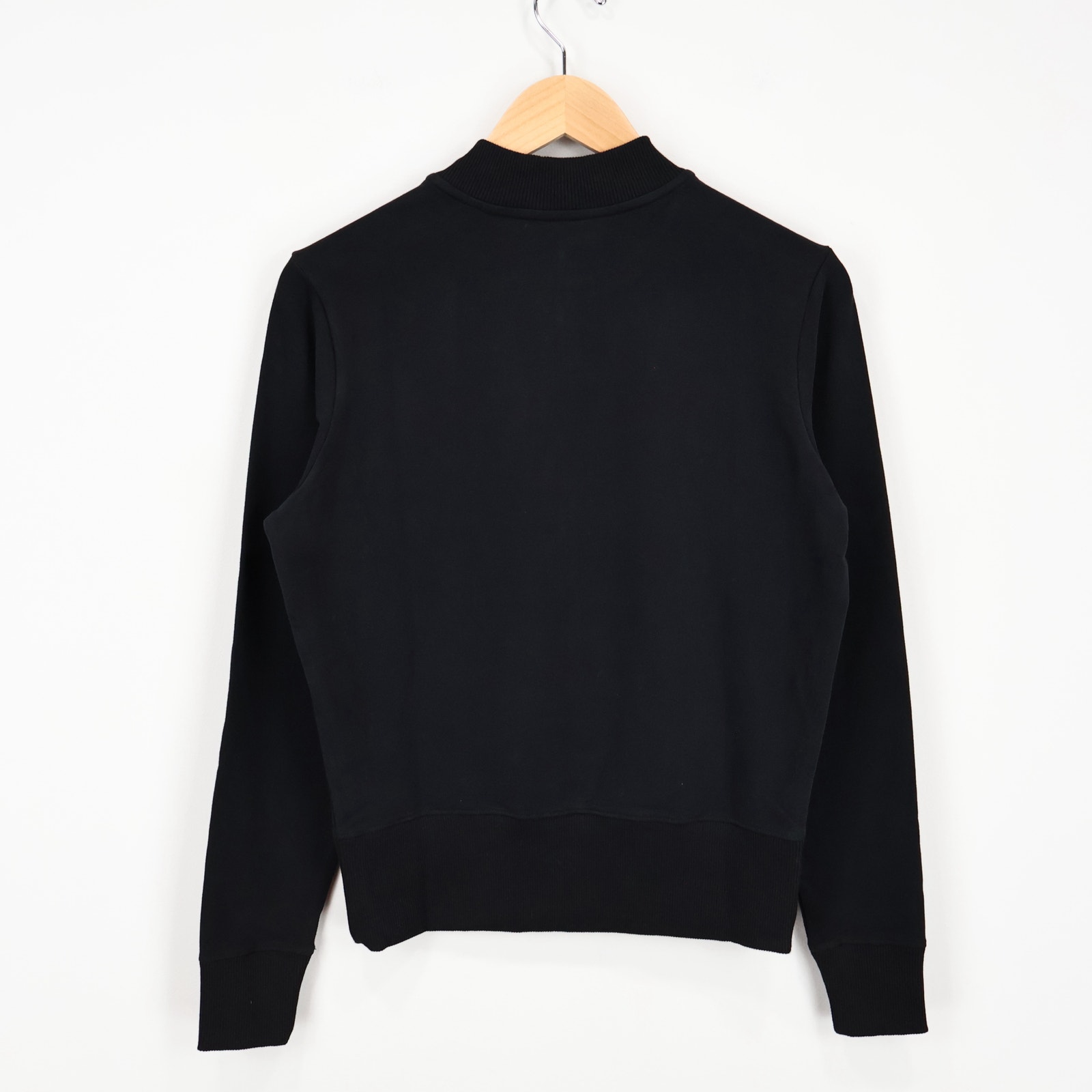 Universal Standard Zoe Half Zip Funnel Neck Top Sweatshirt Black 4xs 00/0 Nwt — image 4 of 7